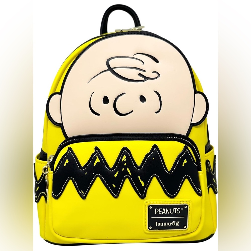 New Loungefly Peanuts Charlie Brown Mini Backpack